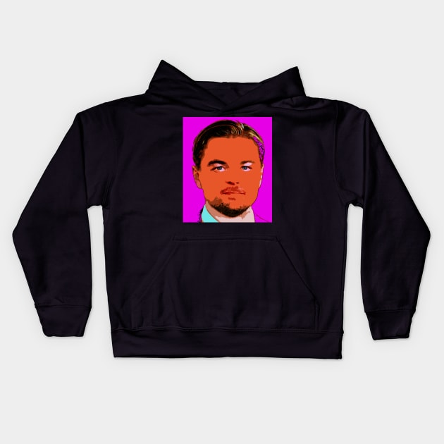 leonardo dicaprio Kids Hoodie by oryan80